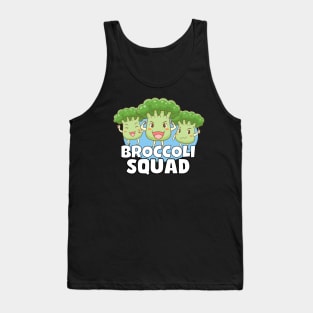 Kawaii Broccoli Cute Anime Squad Tank Top